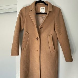 Abercrombie and Fitch Wool Blend Dad Coat
